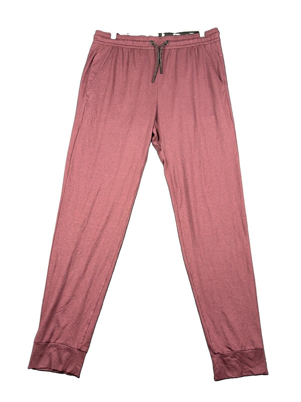 01.Algo Jogger Pants Men’s M Burgundy Performance Stretch Quick Dry